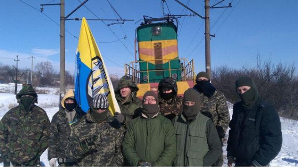 На редут блокировщиков прибыл спецназ СБУ На редут блокировщиков прибыл спецназ СБУ