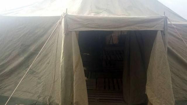 Цікаві речі. На місці розгромленого редуту спецназ встановив намет, – Семенченко Цікаві речі. На місці розгромленого редуту спецназ встановив намет, – Семенченко