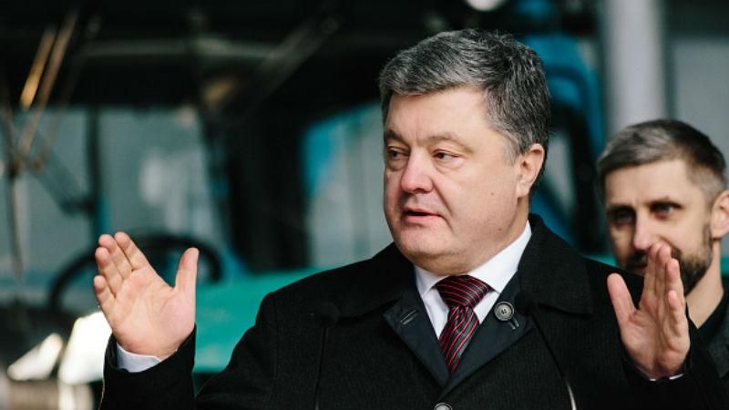 Порошенко сделал заявление о транспортном сообщении с оккупированным Донбассом