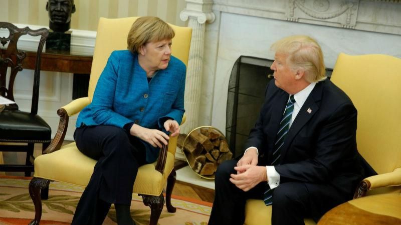Трамп и Меркель сделали заявления относительно окончания войны на Донбассе
