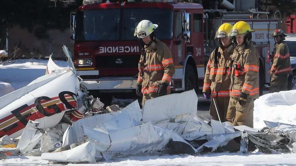 Два самолета столкнулись в Канаде: опубликовано фото и видео