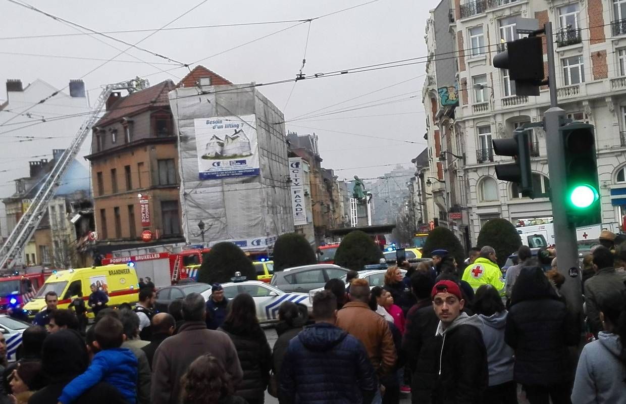 В Брюсселе из-за взрыва обрушились два дома: опубликовали видео
