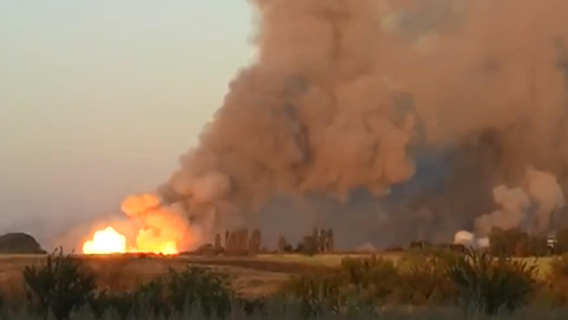 Хронологія вибухів на українських військових складах 