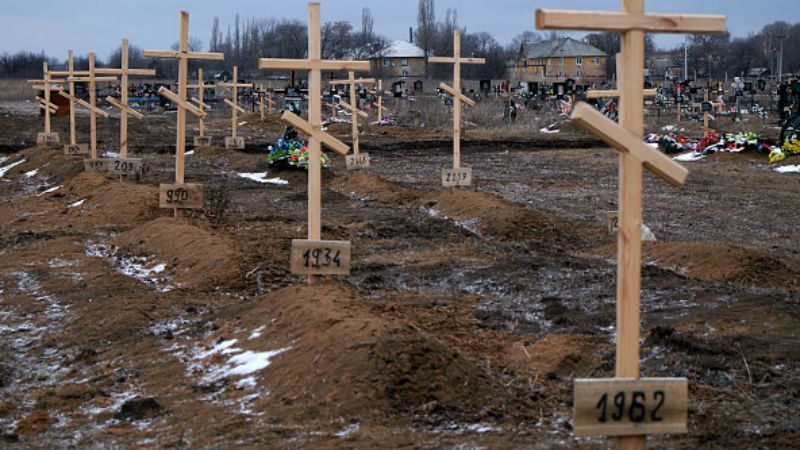 У розвідці повідомили про звірські поховання бойовиків У розвідці повідомили про звірські поховання бойовиків