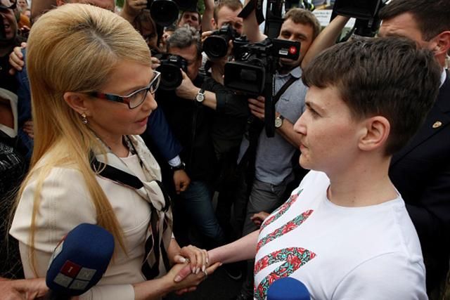 Савченко різко висловилася про Тимошенко