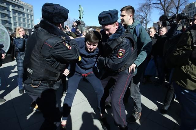 Появились зрелищные фотографии  масштабных антикоррупционных протестов в Москве