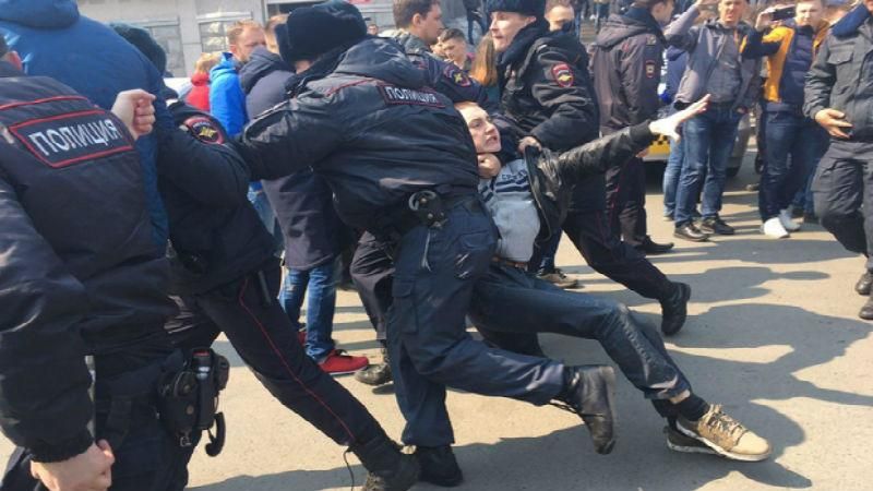 По Росії прокотились масові протести проти корупції