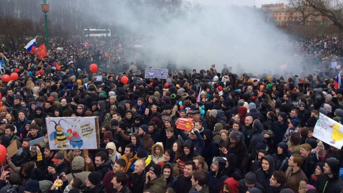 Как многолюдные митинги в России дали старт президентской кампании 2018 года Как многолюдные митинги в России дали старт президентской кампании 2018 года