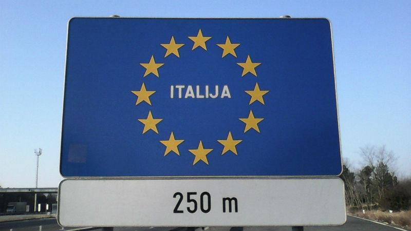 Італія призупинить дію Шенгену на своїй території