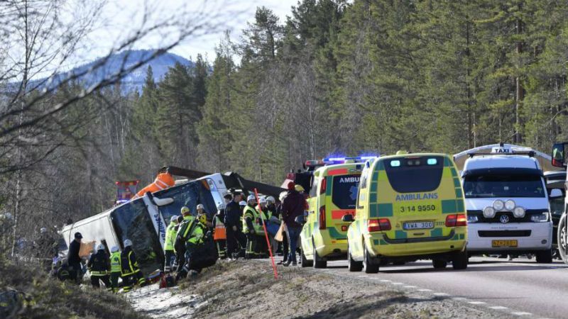 В Швеции в ДТП попал автобус со школьниками: есть жертвы