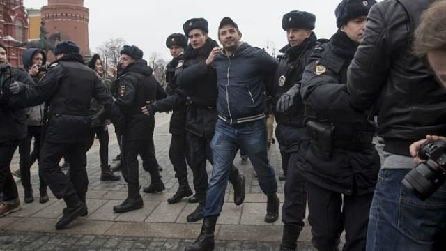 Возросло количество задержанных в центре Москвы: как это происходило