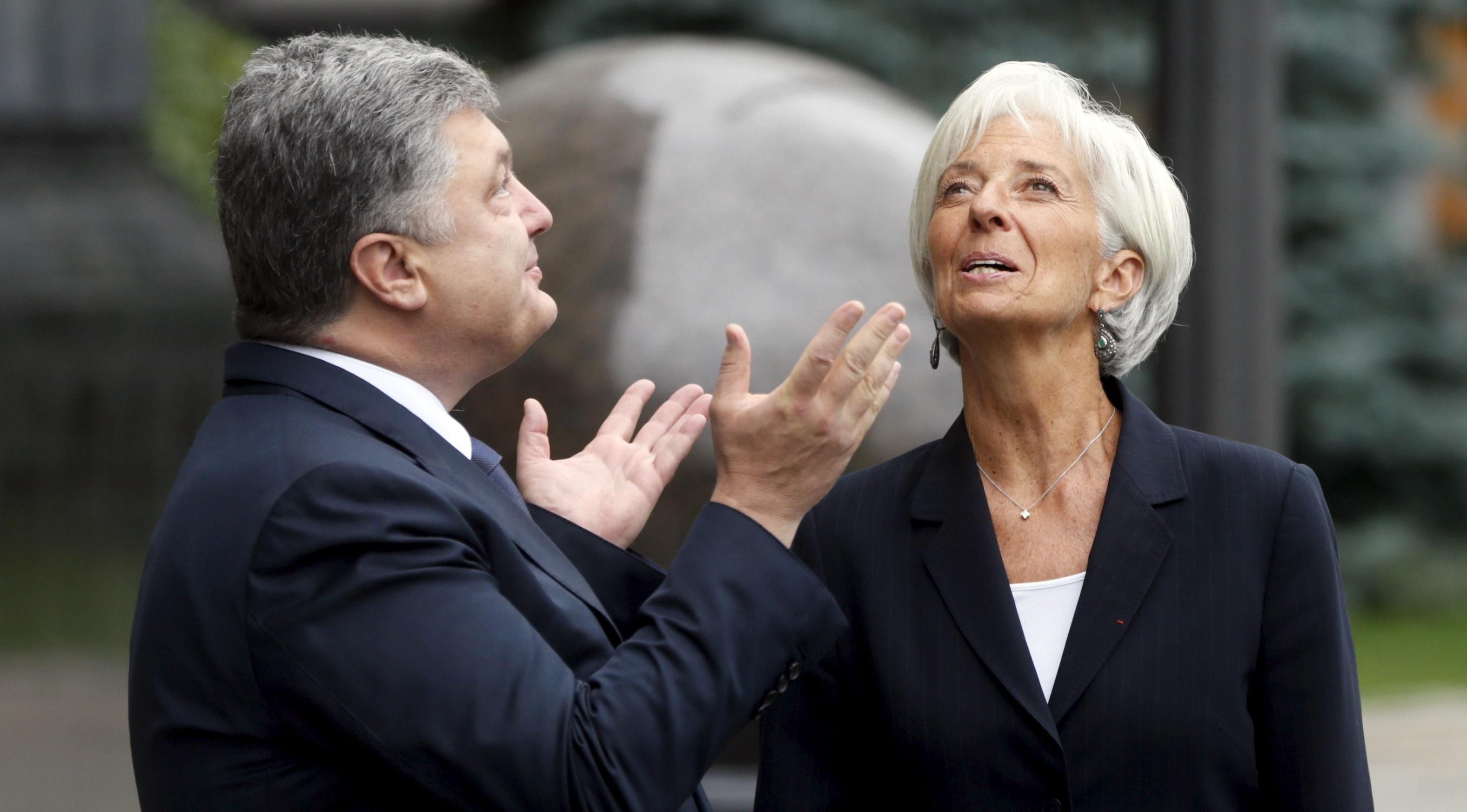 Порошенко провел переговоры с главой МВФ