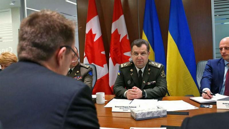 Украина ожидает поставки оружия из Канады
