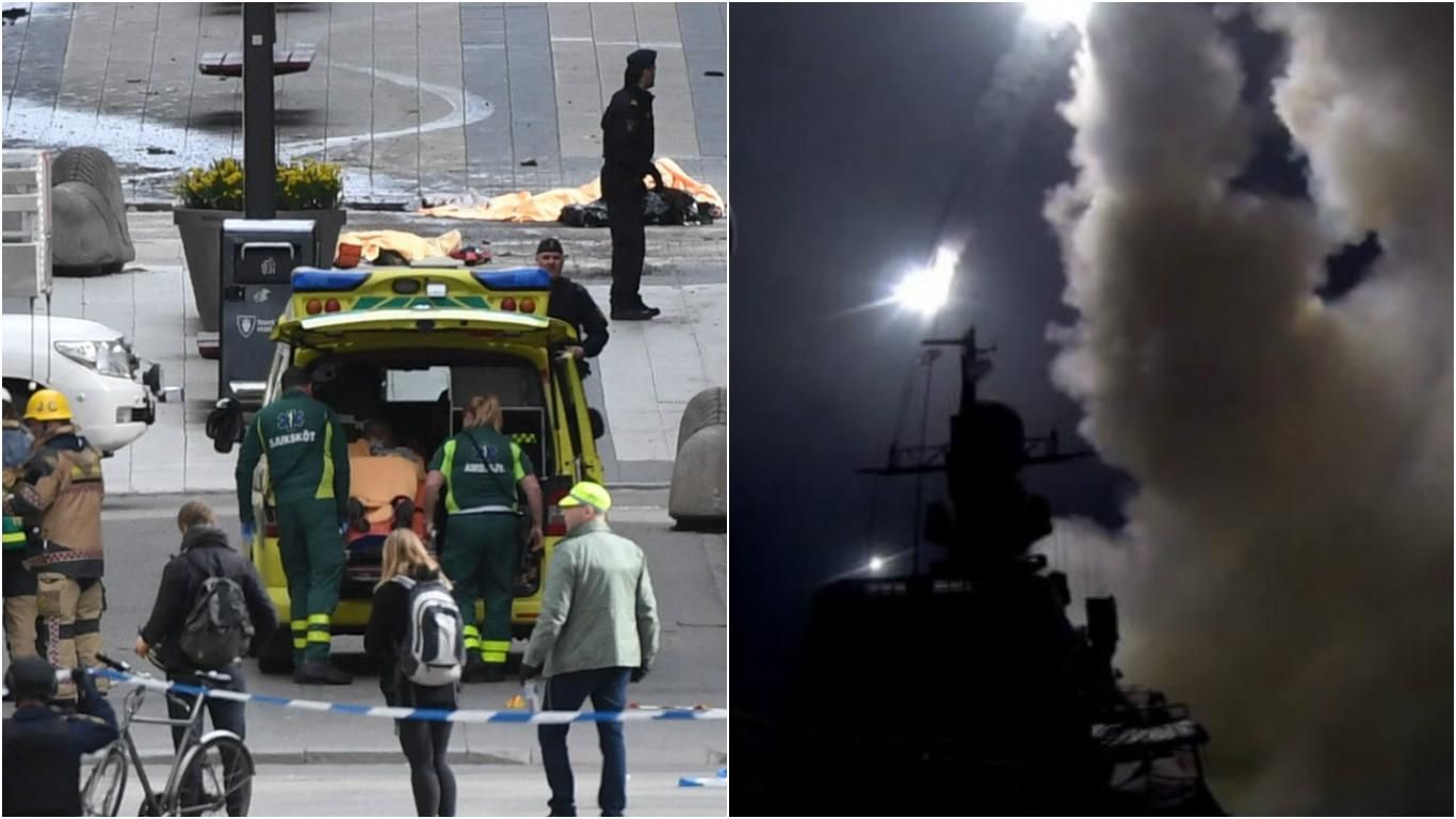 Главные новости 7 апреля. Кровавый теракт в Стокгольме, ракетный удар США по Сирии
