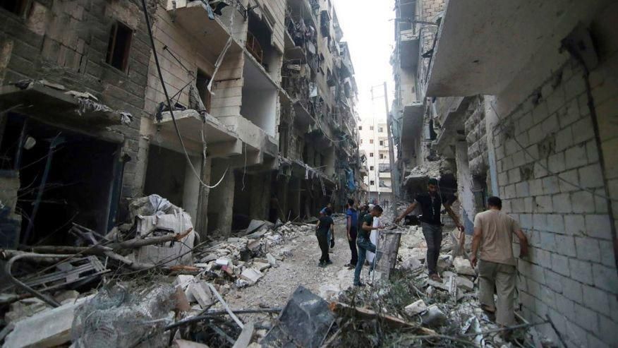 Очередному авианалету подвергся сирийский город, который пострадал от химической атаки