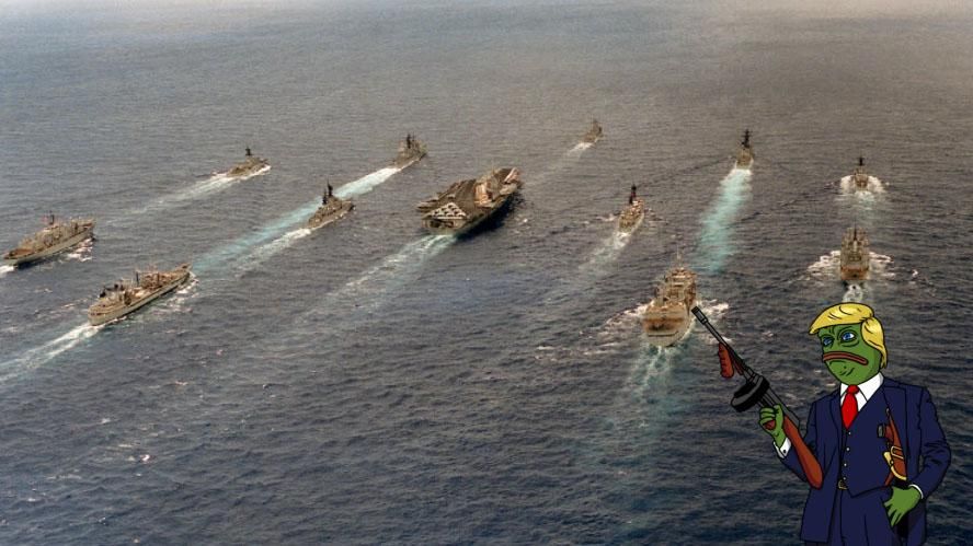 Армія США перекинула ударну групу авіаносців та винищувачів ближче до КНДР
