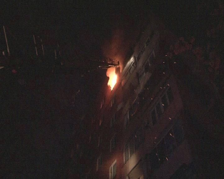 Во Львове горела многоэтажка: фото Во Львове горела многоэтажка: фото