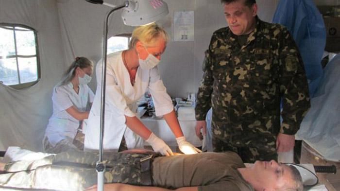 В Одессу прибыл борт с ранеными бойцами АТО