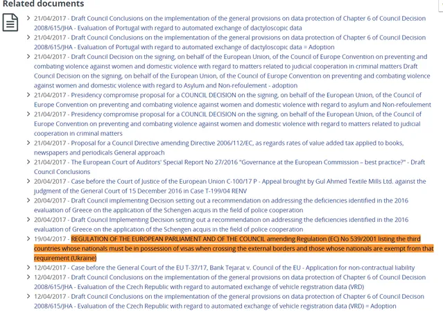 Порядок денний засідання послів ЄС Порядок денний засідання послів ЄС