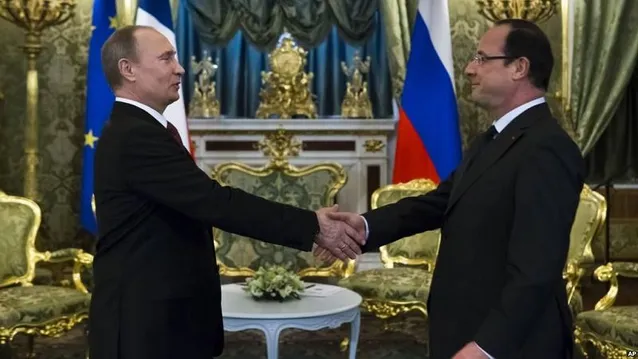 Володимир Путін і Франсуа Олланд