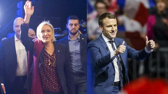 Марін Ле Пен і Еммануель Макрон – кандидати в президенти Франції