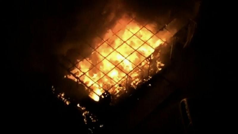 В Киеве дотла сгорело кафе на набережной: опубликованы фото пожара