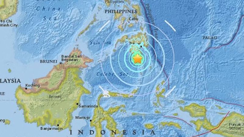 Мощное землетрясение всколыхнуло Филиппины
