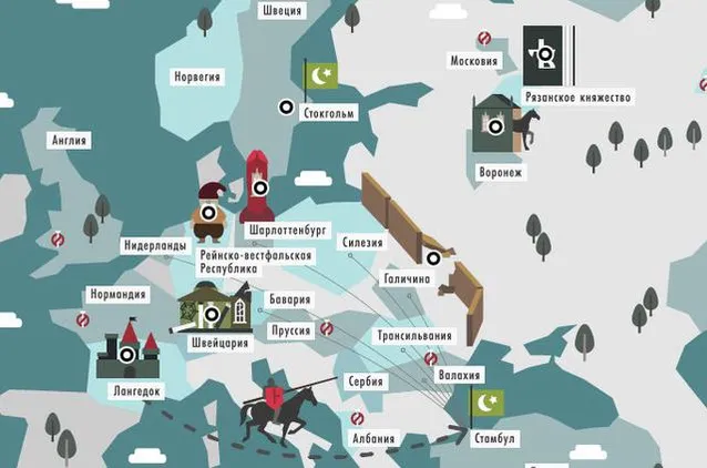 Альтернативна карта Європи і Росії