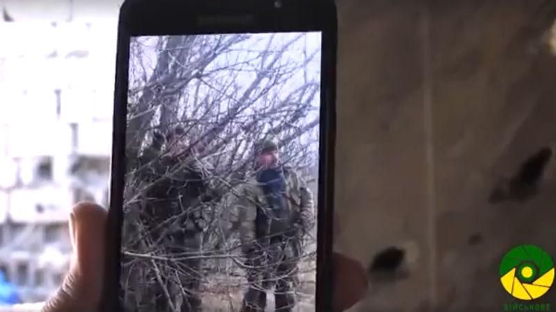 Бойцы показали видео с телефона ликвидированного разведчика террористов