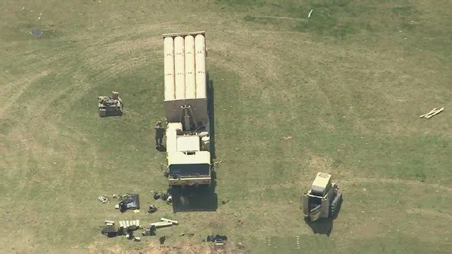 Розгорнута у Південній Кореї система ППО США THAAD