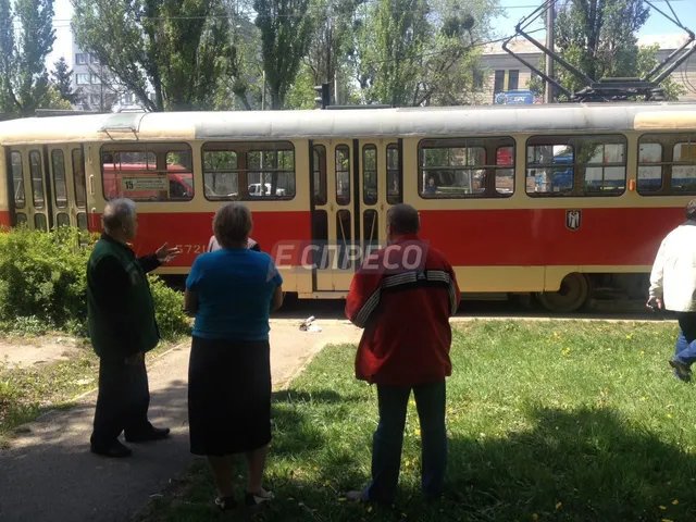 Трамвай, Київ, ДТП