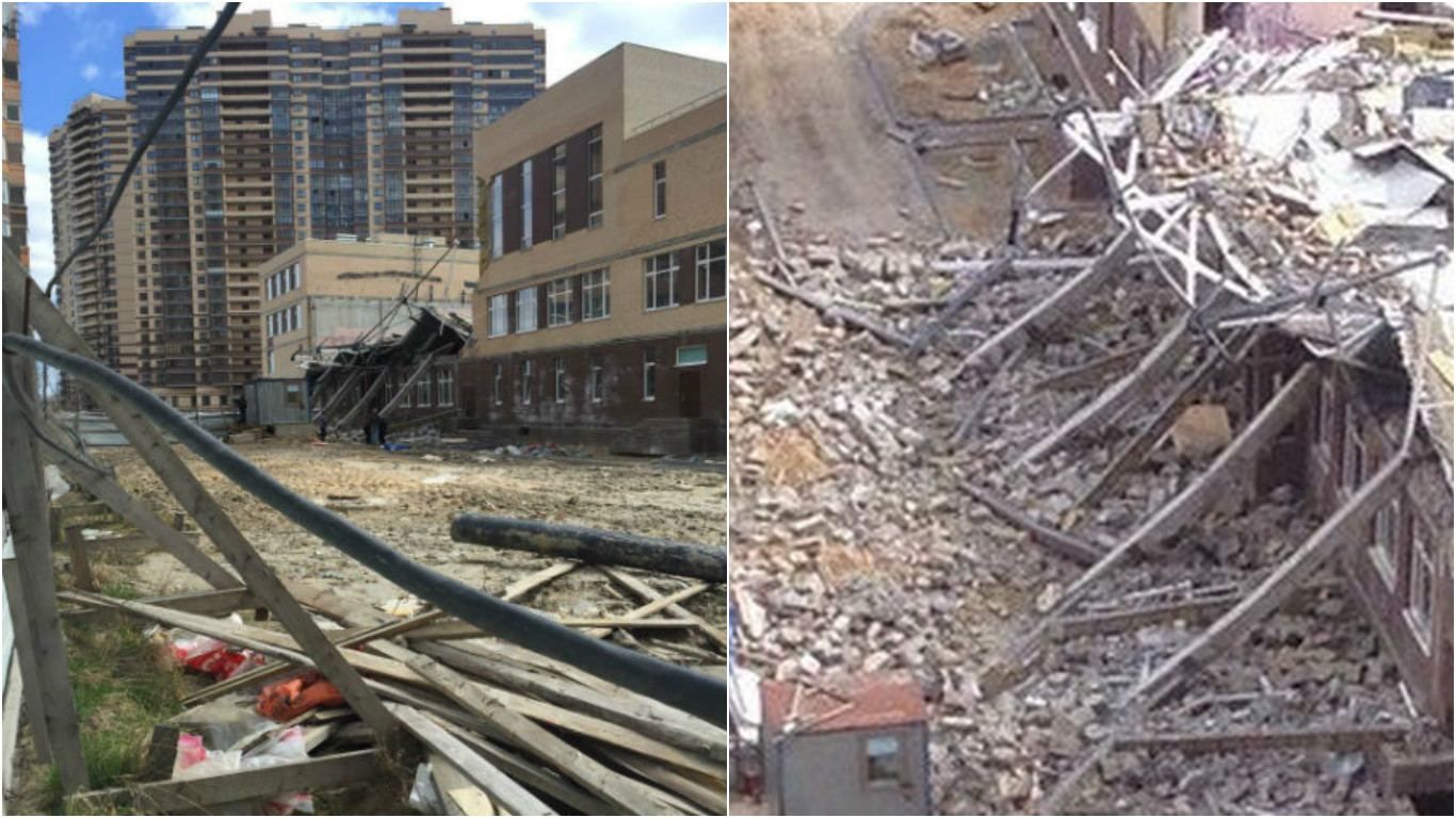 В Росії обвалилися недобудована школа, є загиблі: з'явилися перші фото та відео В Росії обвалилися недобудована школа, є загиблі: з'явилися перші фото та відео