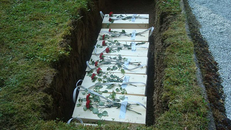 Под Львовом перезахоронили воинов Красной Армии