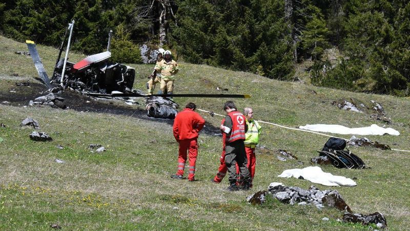 В Альпах розбився приватний вертоліт: є жертви 