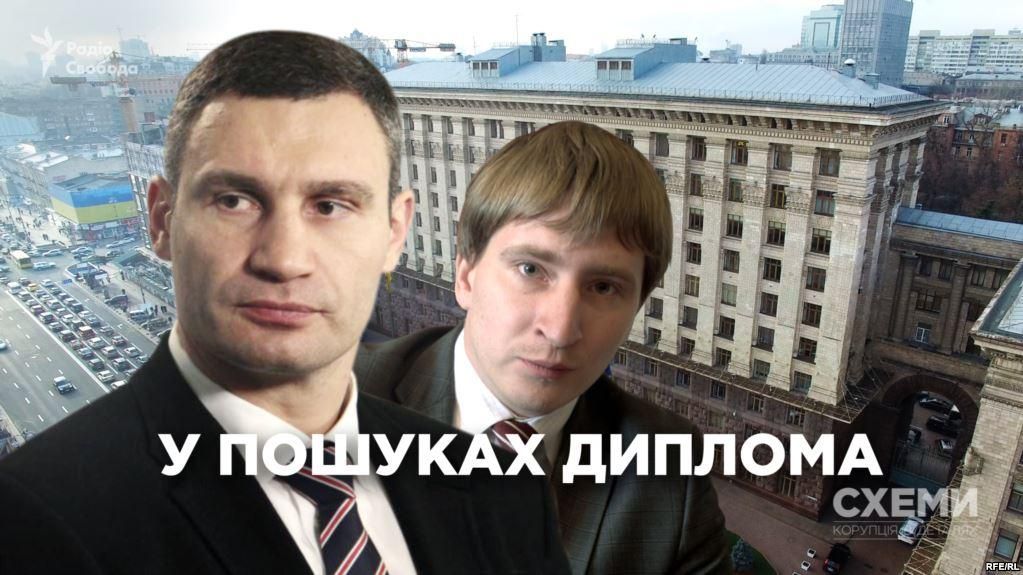 Заступник Кличка має підробний диплом про вищу освіту Заступник Кличка має підробний диплом про вищу освіту