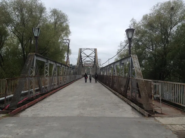 Пішохідний міст через Дністер у Галичі Пішохідний міст через Дністер у Галичі