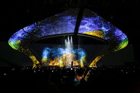 На репетициях финала Евровидения-2017 показали поразительные флаги стран-участников