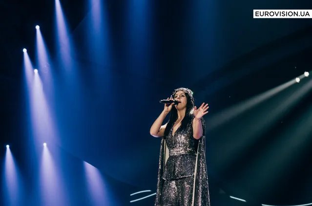 Джамала на фіналі Євробачення-2017 Джамала на фіналі Євробачення-2017