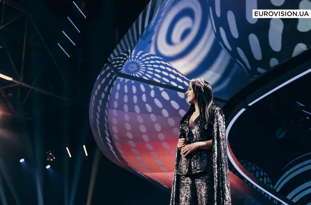 Джамала на сцені Євробачення-2017 Джамала на сцені Євробачення-2017