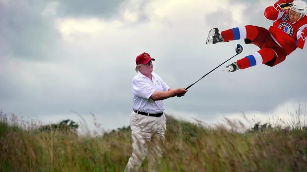 Трамп грає Путіним у гольф