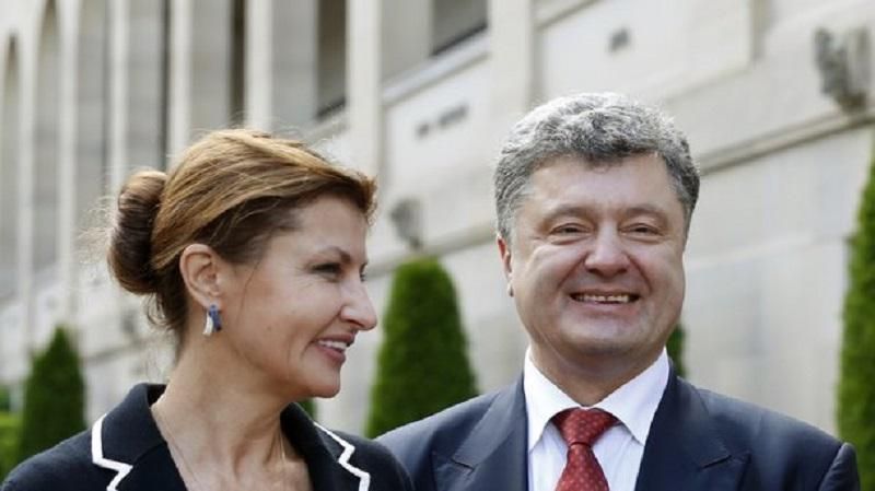 Порошенко зреагував на появу своєї дружини на каналі Ахметова