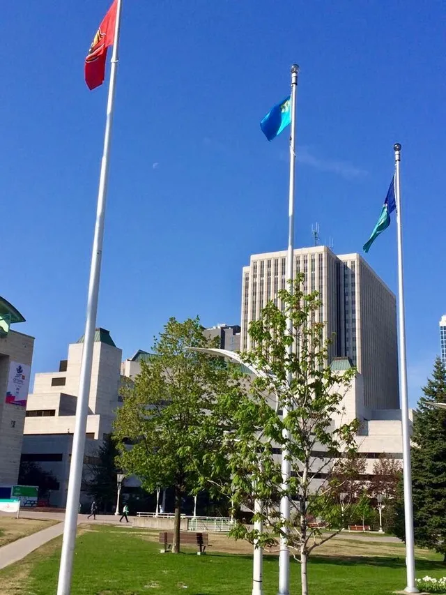 Кримськотатарський прапор в Канаді 