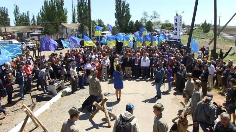 На кордоні з Кримом вшановували жертв геноциду кримських татар
