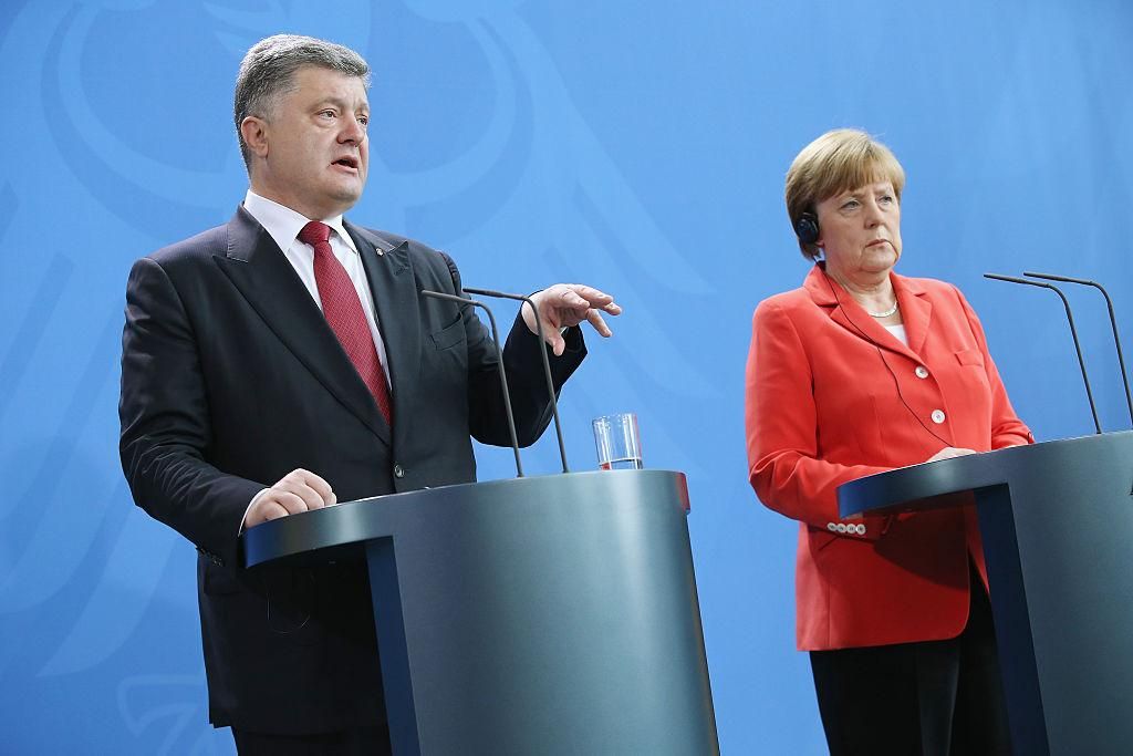 Зустріч Порошенка та Меркель: перші заяви