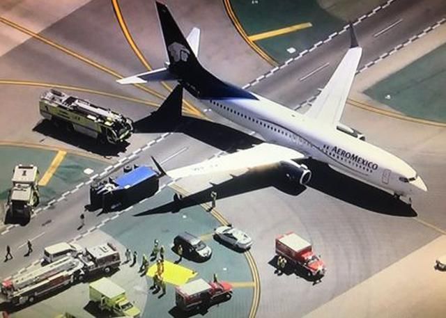 Самолет столкнулся с грузовиком в США: есть пострадавшие