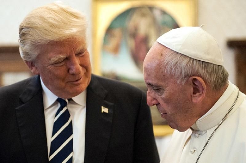 Стали відомі подробиці зустрічі Трампа з Папою Римським