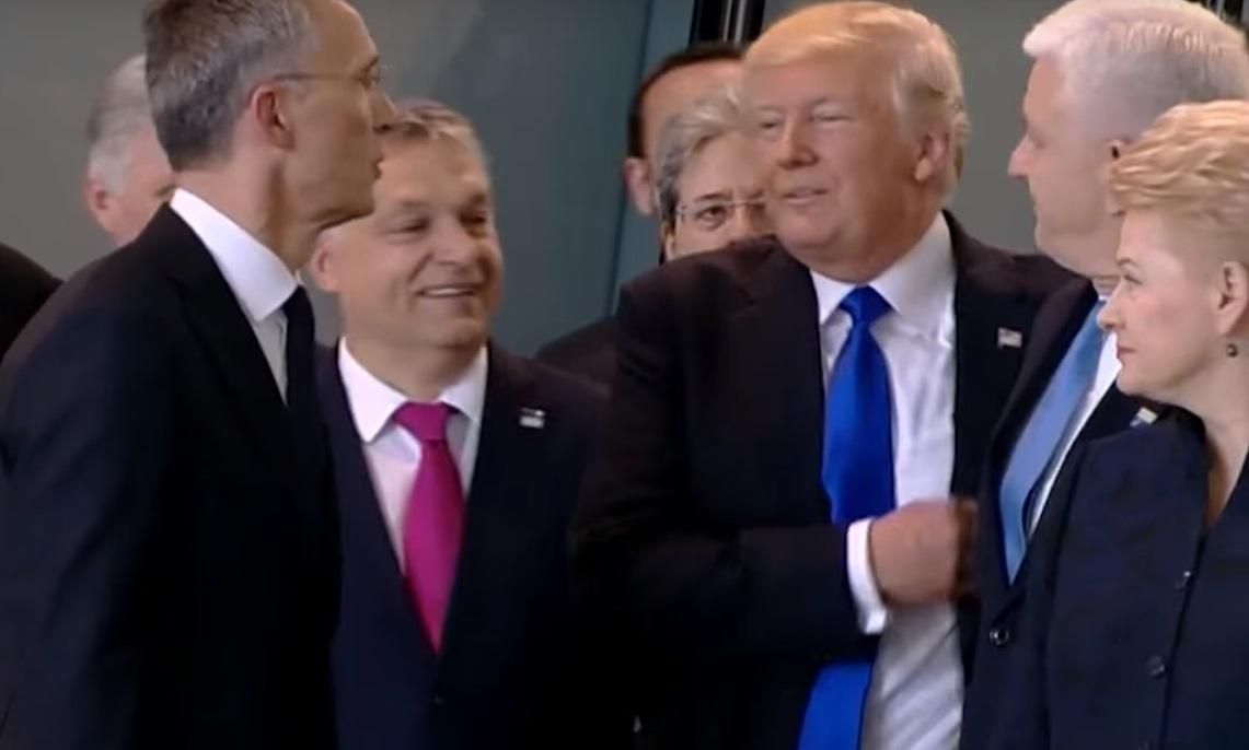 Потасовка между Трампом и премьером Черногории: детали Потасовка между Трампом и премьером Черногории: детали