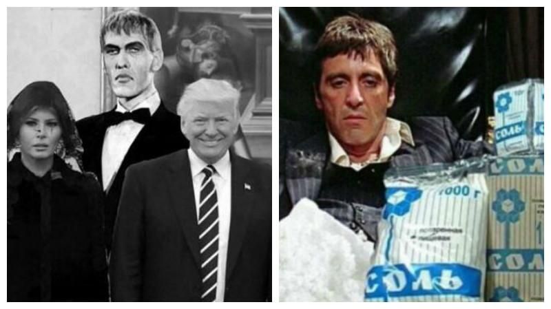 Самые смешные мемы недели: семейка Трампов и Папа, дома украинских коррупционеров завалены солью