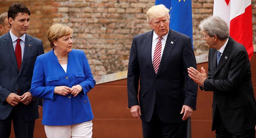 Саммит "Большой семерки": шестеро против Трампа Саммит "Большой семерки": шестеро против Трампа