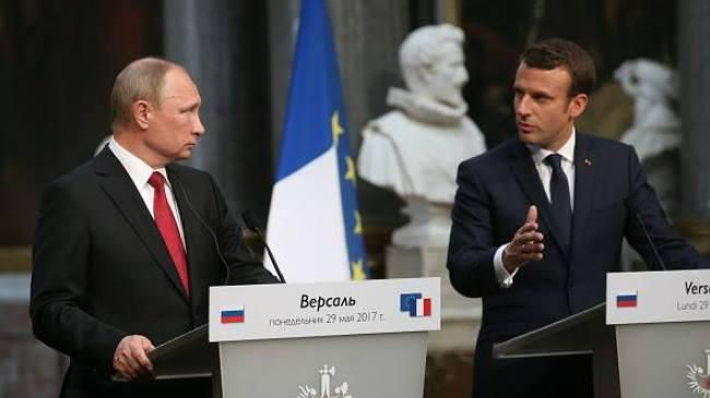 Макрон у Версалі окреслив "червоні лінії" для царя Путіна, – Le Temps Макрон у Версалі окреслив "червоні лінії" для царя Путіна, – Le Temps